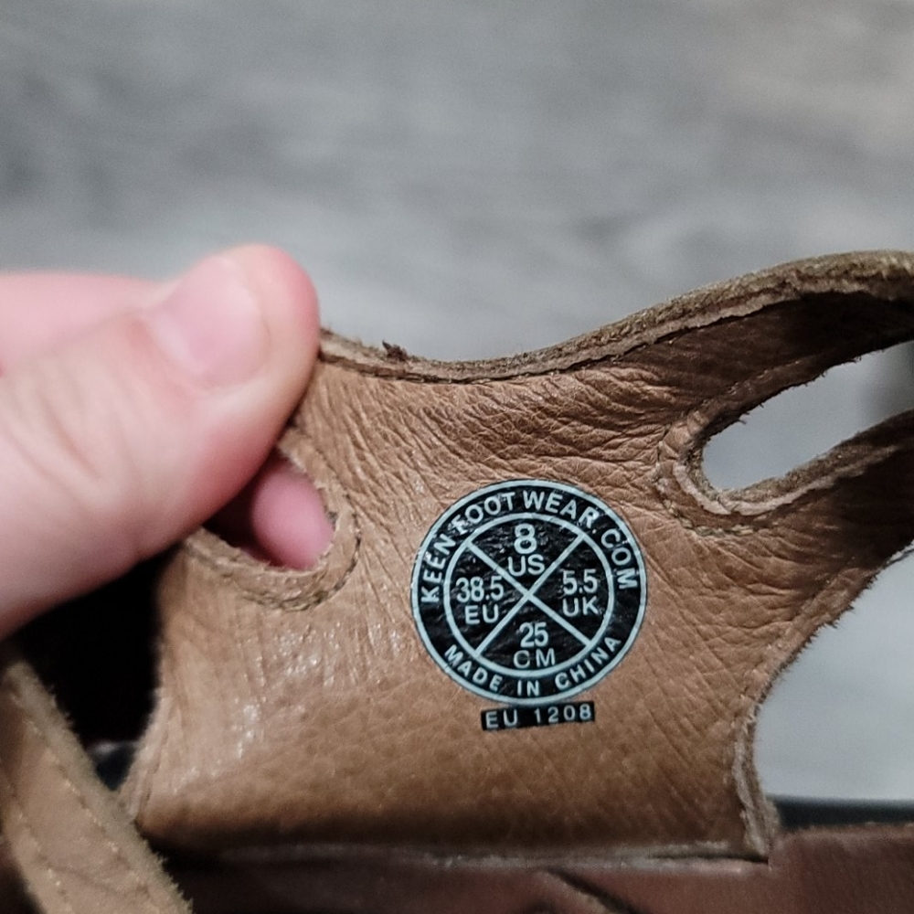 Keen Brown Strappy Sandals - Picture 12 of 13